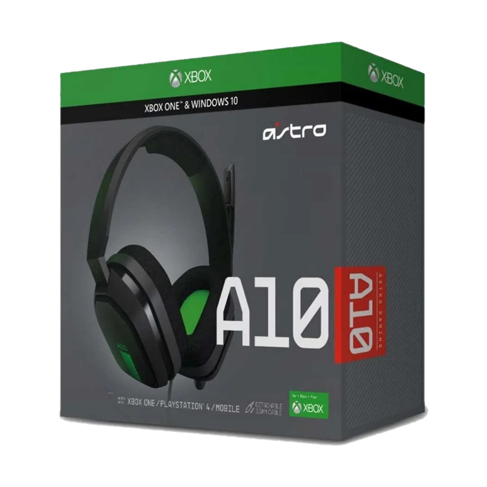 Audifonos Gamer Astro A10 Xbox Headset Negro Verde Korolos Audifonos Gamer Astro A10 Xbox Headset Negro Verde Korolos